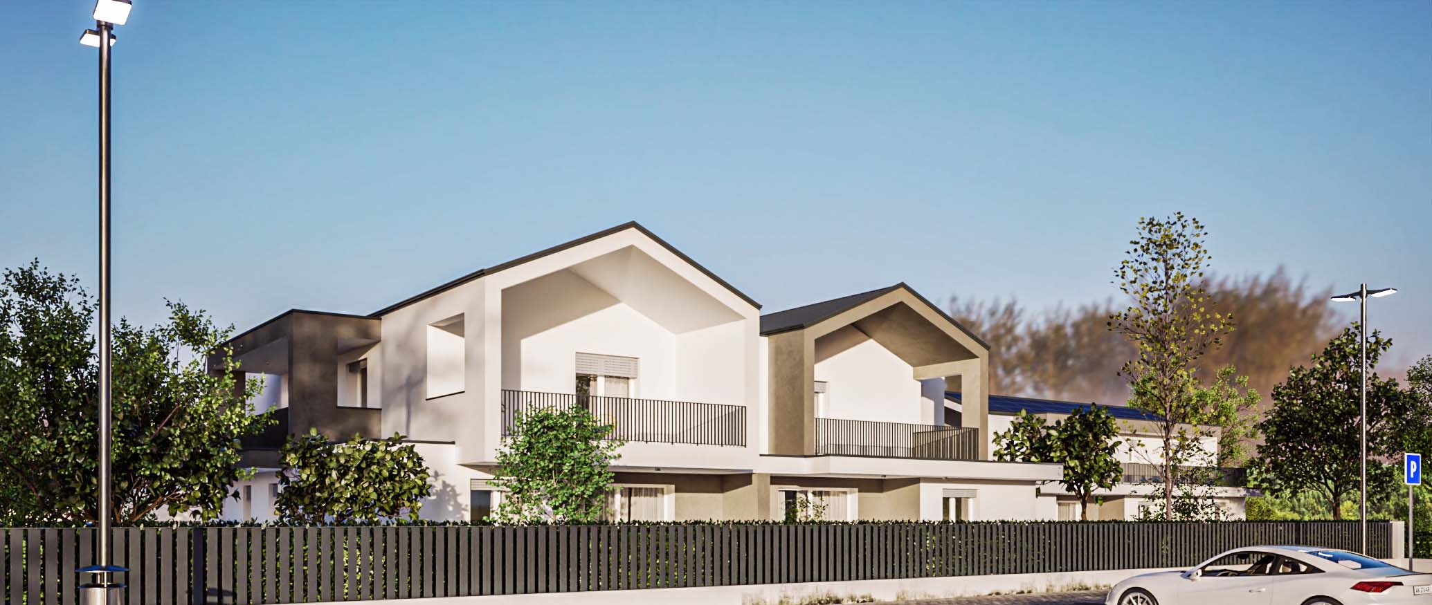 Render residenziale dell'operazione Pionca